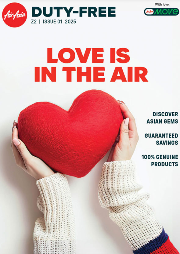 AirAsia Duty-Free & Merchandise catalogue for Z2 flight